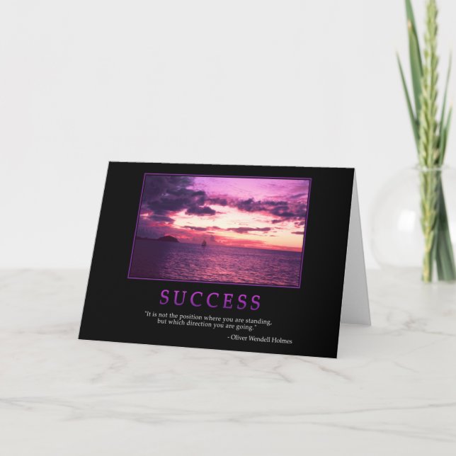 Success Greeting Card (Front)