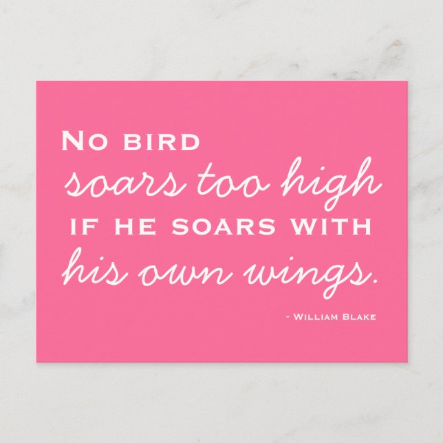 Success, Inspiration -  Motivational Postcard (Front)