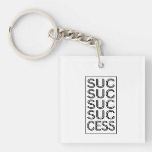 Success Inspirational Motivational Affirmation Key Ring