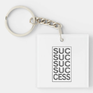 Success Inspirational Motivational Affirmation Key Ring