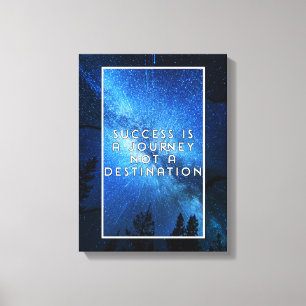 Success Is A Journey Canvas Print