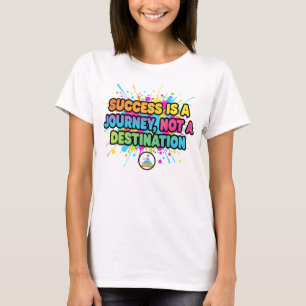 Success Is a Journey Motivational Quote Design T-Shirt