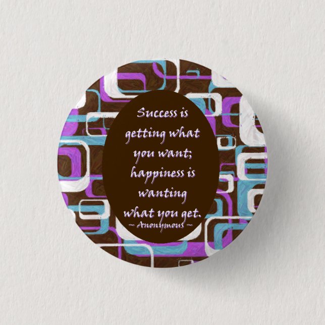Success Is... Button (Front)
