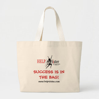 Success is in the Bag! Large Tote Bag