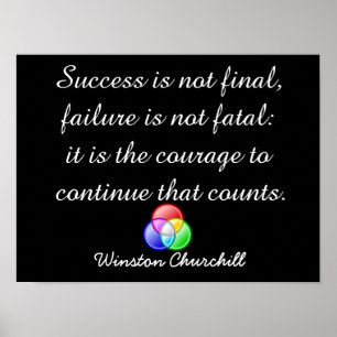 Success is not final - Poster art