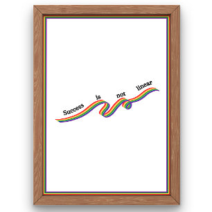 Success is not linear poster