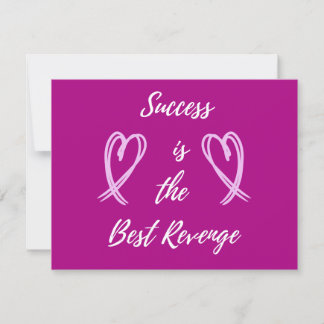 Success is the Best Revenge Card