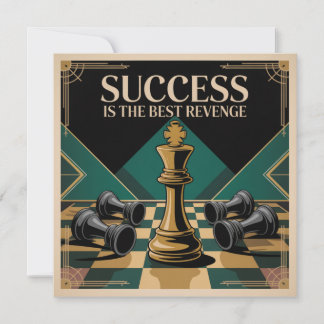 Success Is The Best Revenge Invitation