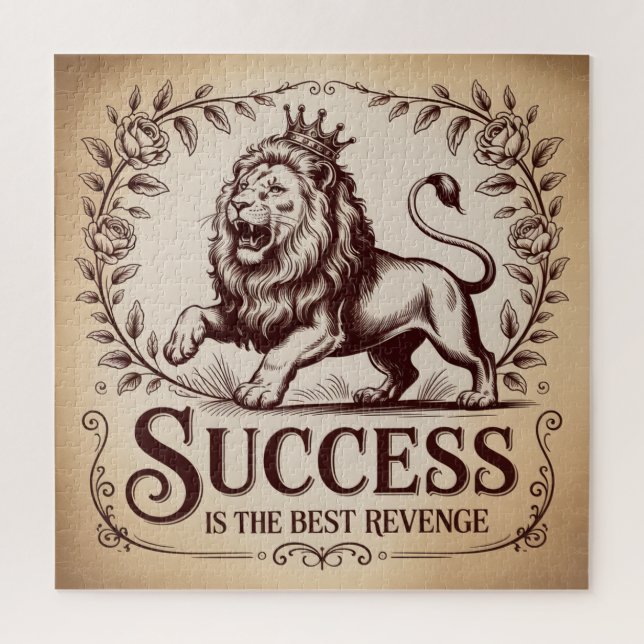 Success Is The Best Revenge Jigsaw Puzzle (Vertical)