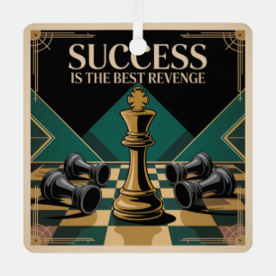Success Is The Best Revenge Metal Tree Decoration