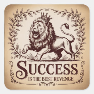 Success Is The Best Revenge Square Sticker