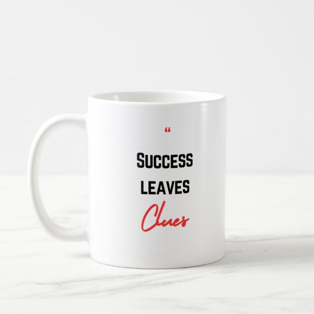 Success Leaves Clues Coffee Mug (Left)