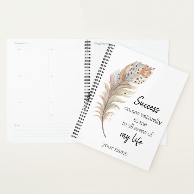 Success Manifestation Affirmations Planner (Display)