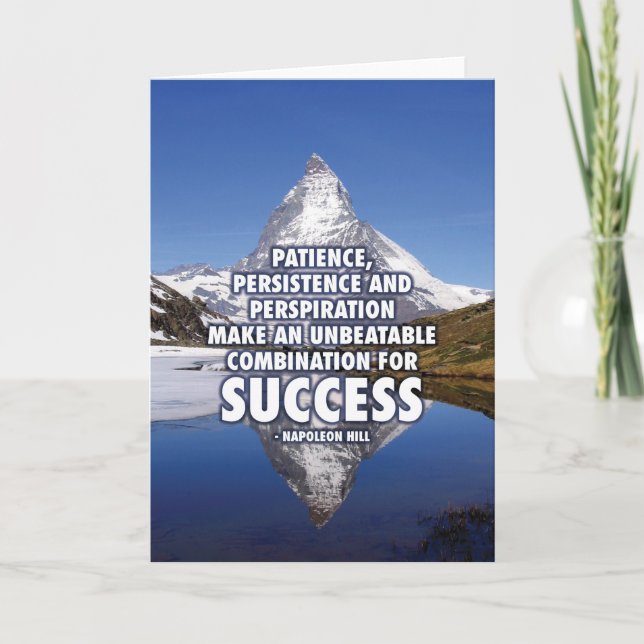 SUCCESS - Motivational Card (Front)