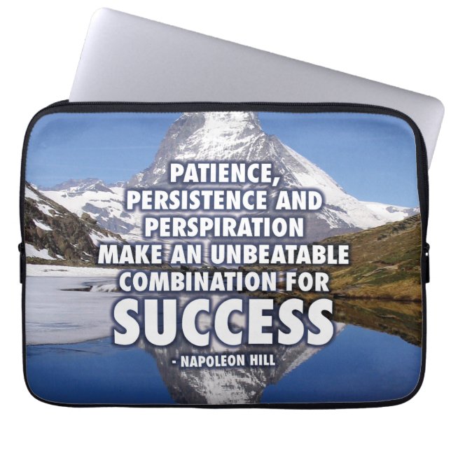 SUCCESS - Motivational Laptop Sleeve (Front)
