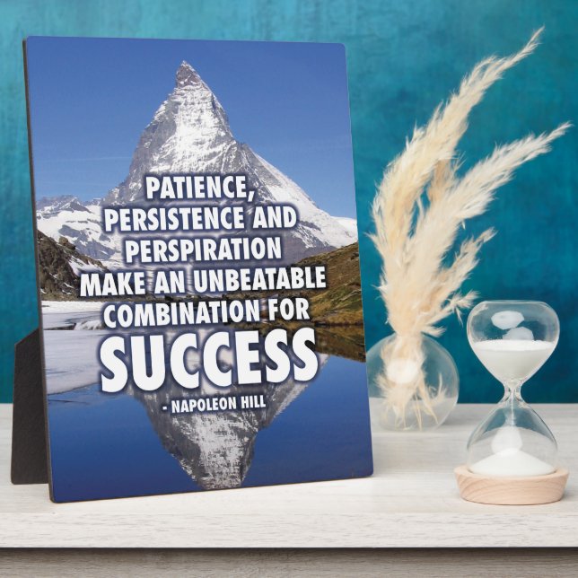 SUCCESS - Motivational Plaque (Side)