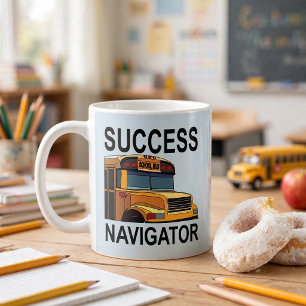 Success Navigator School Bus Driver Coffee Mug