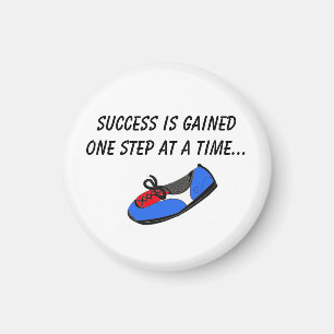 Success One Step at a Time Magnet