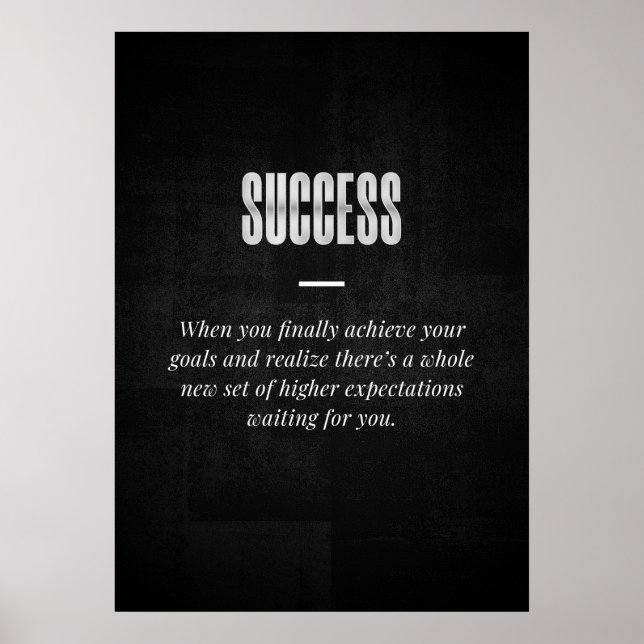 Success Poster (Front)