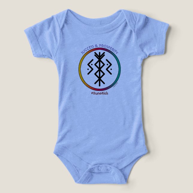 Success & Prosperity Bindrune Baby Bodysuit (Design Front)