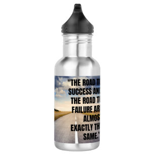 success quote  532 ml water bottle