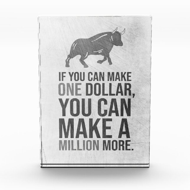 Success Quote You Can Make A Million Photo Block (Front)