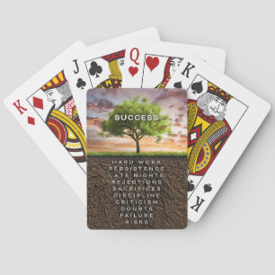 Success Tree Playing Cards