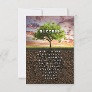 Success Tree RSVP Card