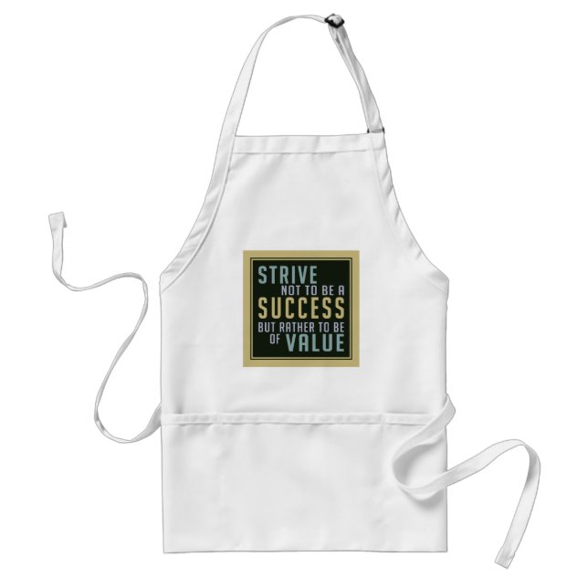 Success & Value Motivational aprons (Front)
