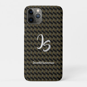 "Successful Businessman" Personal Gold Monogram Case-Mate iPhone Case