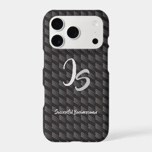 "Successful Businessman" Personal Silver Monogram