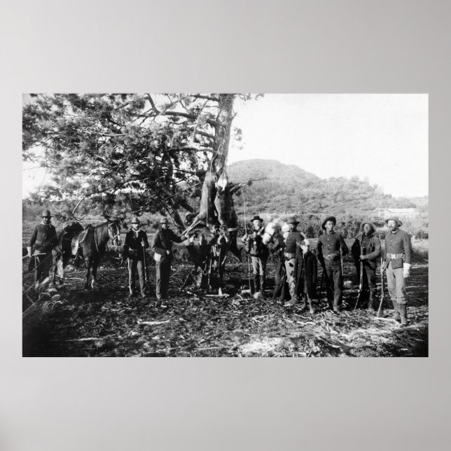 Successful Hunt, 1880s Poster (Front)