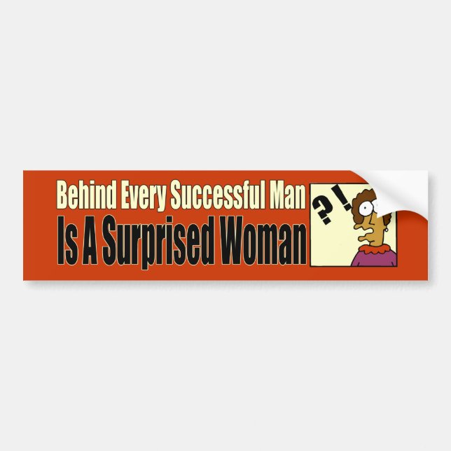 Successful Man Bumper Sticker (Front)
