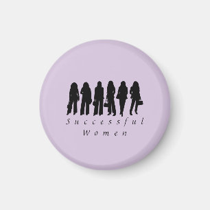 Successful Woman Silhouettes Magnet