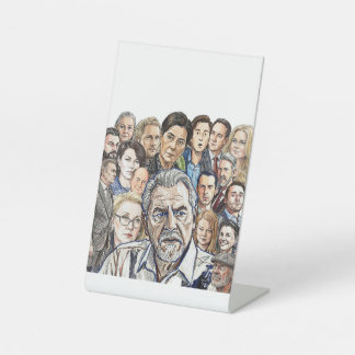 Succession - Collage Pedestal Sign