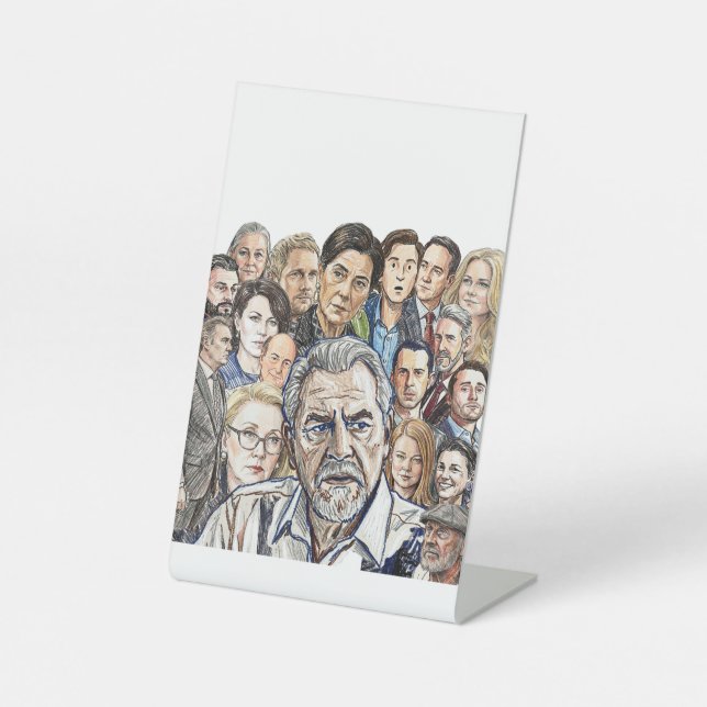 Succession - Collage Pedestal Sign (Front)