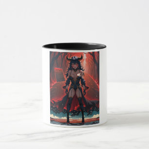 Succubus Contact at Crossroads: Anime Lilin Demon Mug