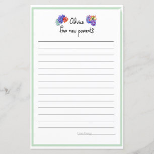 Succulent Advice for Parents Baby Shower