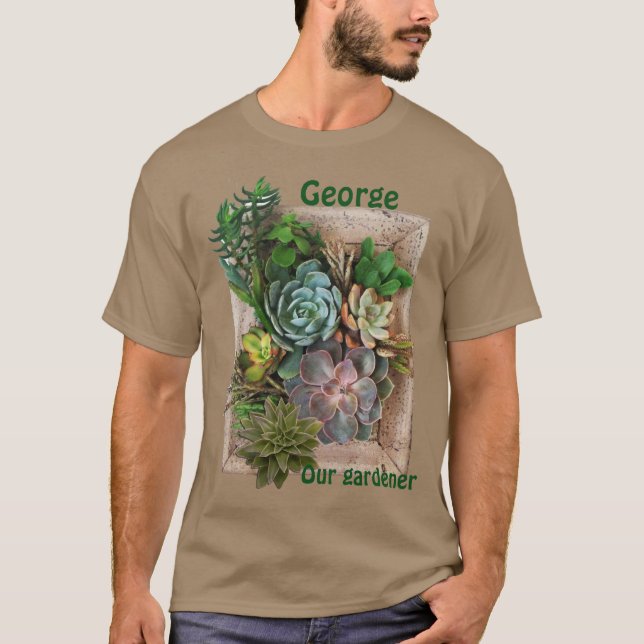 Succulent arraingements T-Shirt (Front)