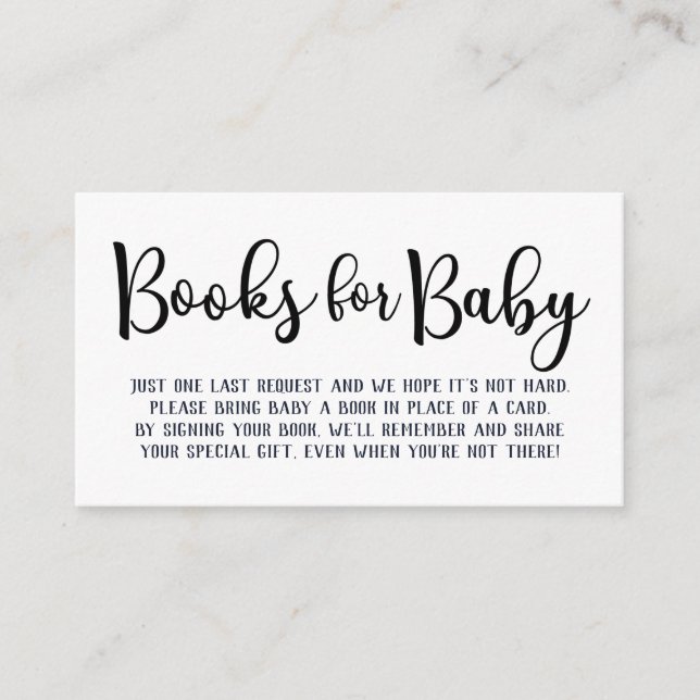 Succulent Books for Baby Enclosure Card (Front)