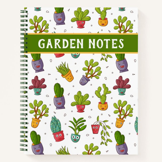 Succulent, Cactus, Desert Notebook (Front)