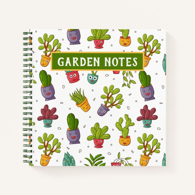 Succulent, Cactus, Desert Notebook (Front)