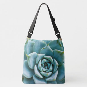 Succulent Closeup Crossbody Bag