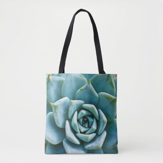 Succulent Closeup Tote Bag (Front)