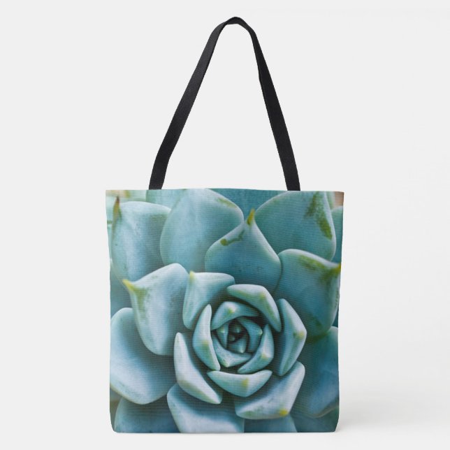 Succulent Closeup Tote Bag (Front)