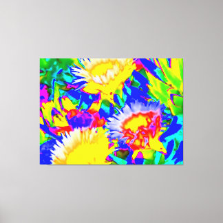 Succulent Color Abstraction Canvas Print