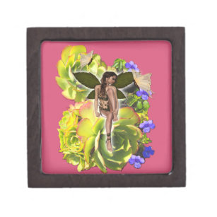 Succulent fairy gift box