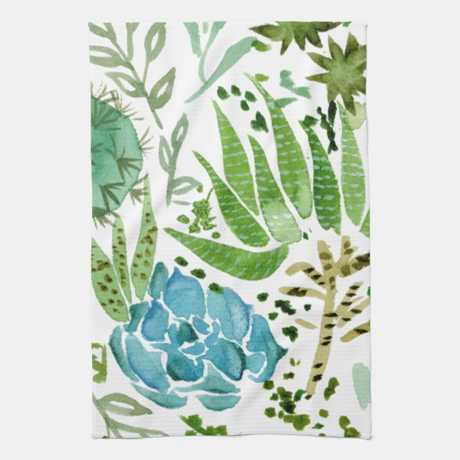 Succulent Field I Tea Towel (Vertical)