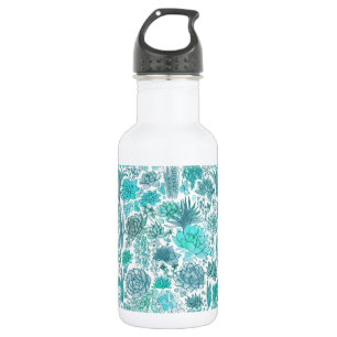 Succulent garden 532 ml water bottle