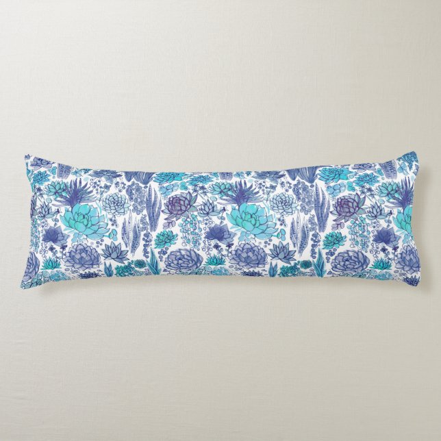 Succulent garden body cushion (Front)